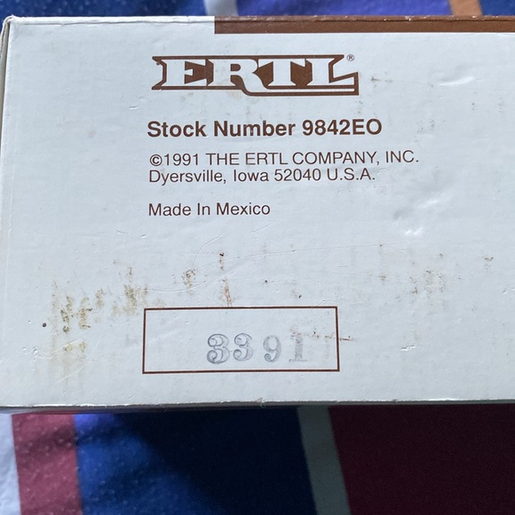 1991 Rare Ertl Home Hardware 10th Limited Edition Horse & Wagon Coin Bank - Picture 5 of 9